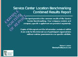 Service Center Location Benchmarking Example Report